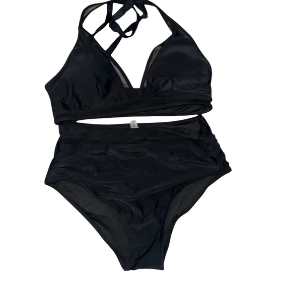 NWOT MakeMeChic One Piece Swimsuit One Shoulder Swimwear Bathing Suit Sz Large - Picture 6 of 10